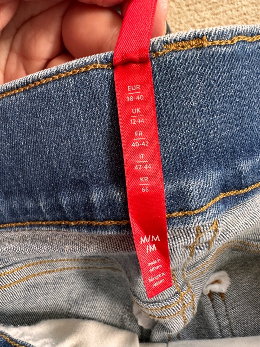 SPANX Dark Blue Flare Jeans - Picture 6 of 8